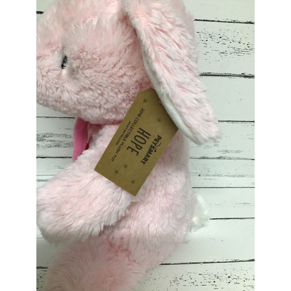 Pet Smart 2018 Hope Dog Pink Bunny Squeak Toy Plush - Picture 6 of 6